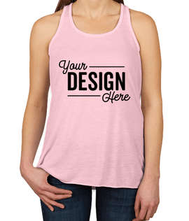 Canada - Bella + Canvas Women's Flowy Racerback Tank - Color: Soft Pink