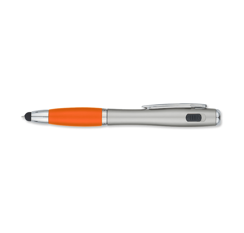 Trio LED Light Stylus Pen (black ink)-default