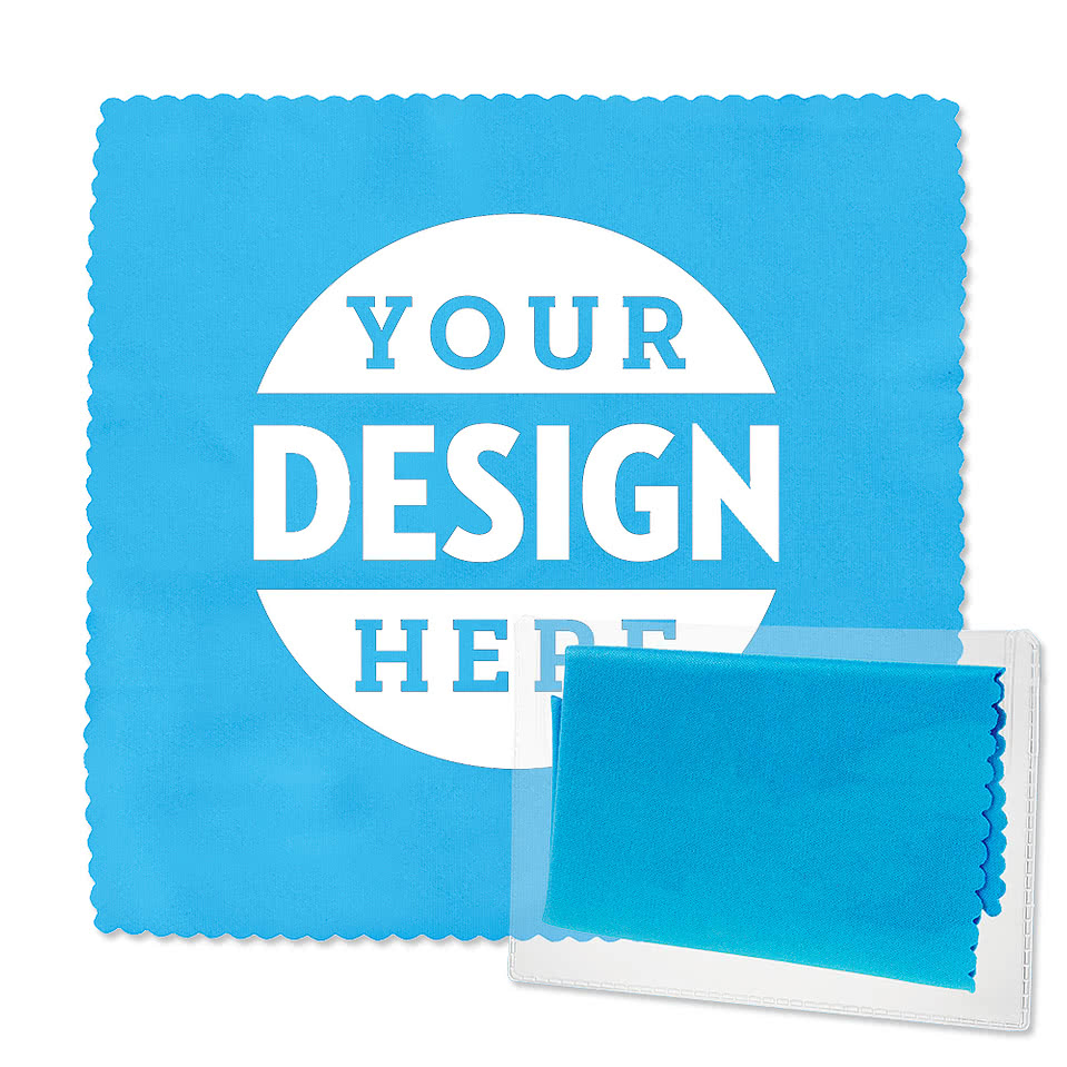 Full Color Microfiber Cleaning Cloth with Case