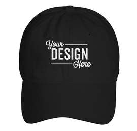Sportsman Unstructured Washed Hat - Color: Black