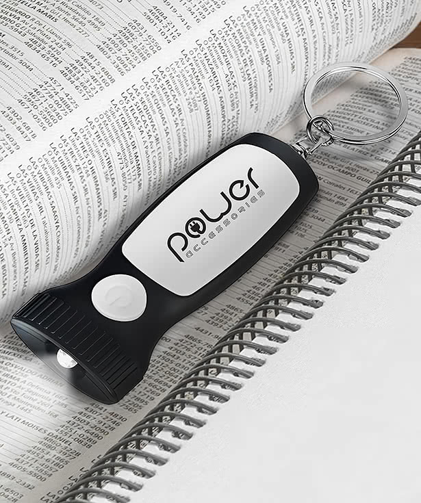Slim LED Light Keychain