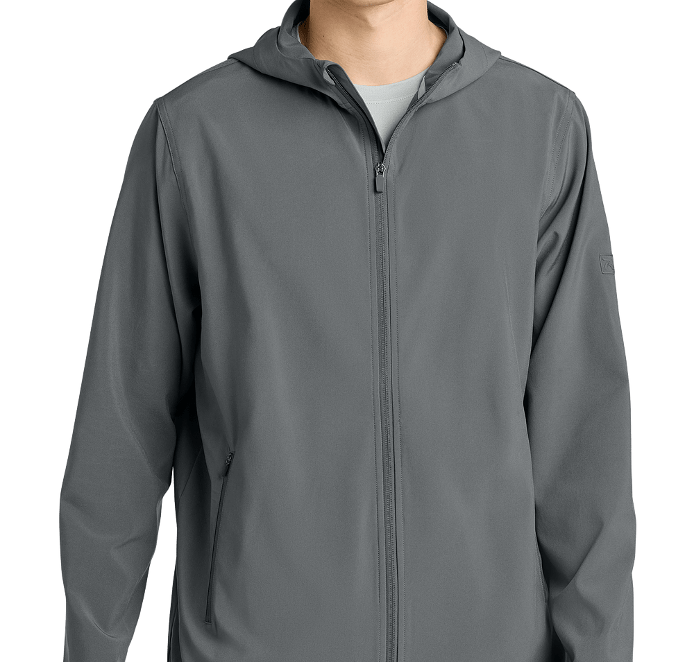 Richardson Barrage Hooded Water Repellent Windbreaker Jacket-default