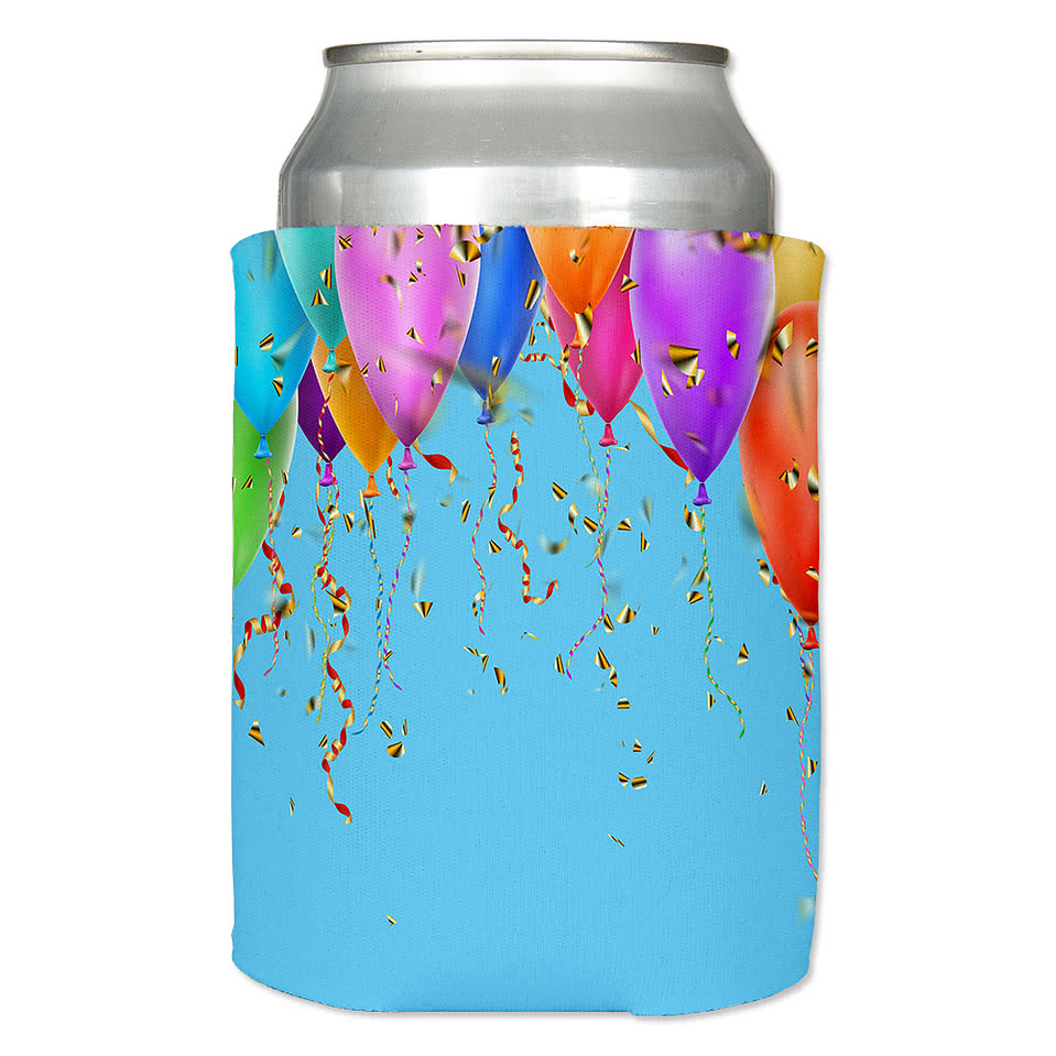 Full Color Balloons Foldable Can Cooler