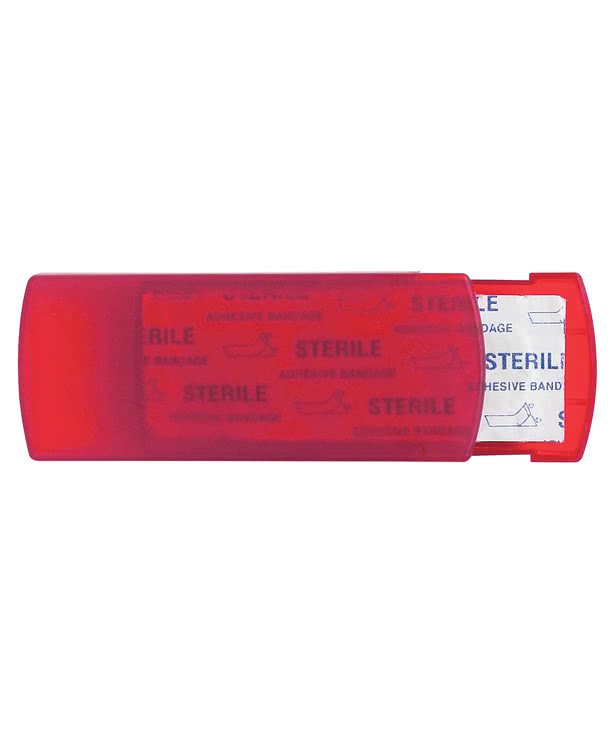 Latex-Free Adhesive Bandages in Plastic Case