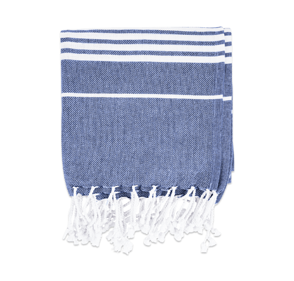 Recycled Beach Blanket with Tassel Fringe-default