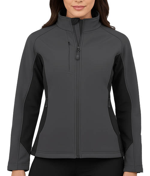 Fossa Women's Tiburon Soft Shell Jacket in Charcoal