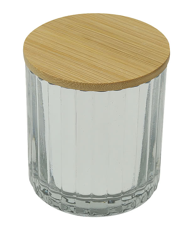 Laser Engraved Aria Scented Candle with Bamboo Lid
