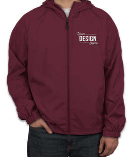 Sport-Tek Full Zip Hooded Jacket - Color: Maroon
