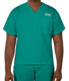 Cherokee Workwear Originals V-Neck Scrub Top - Color: Teal