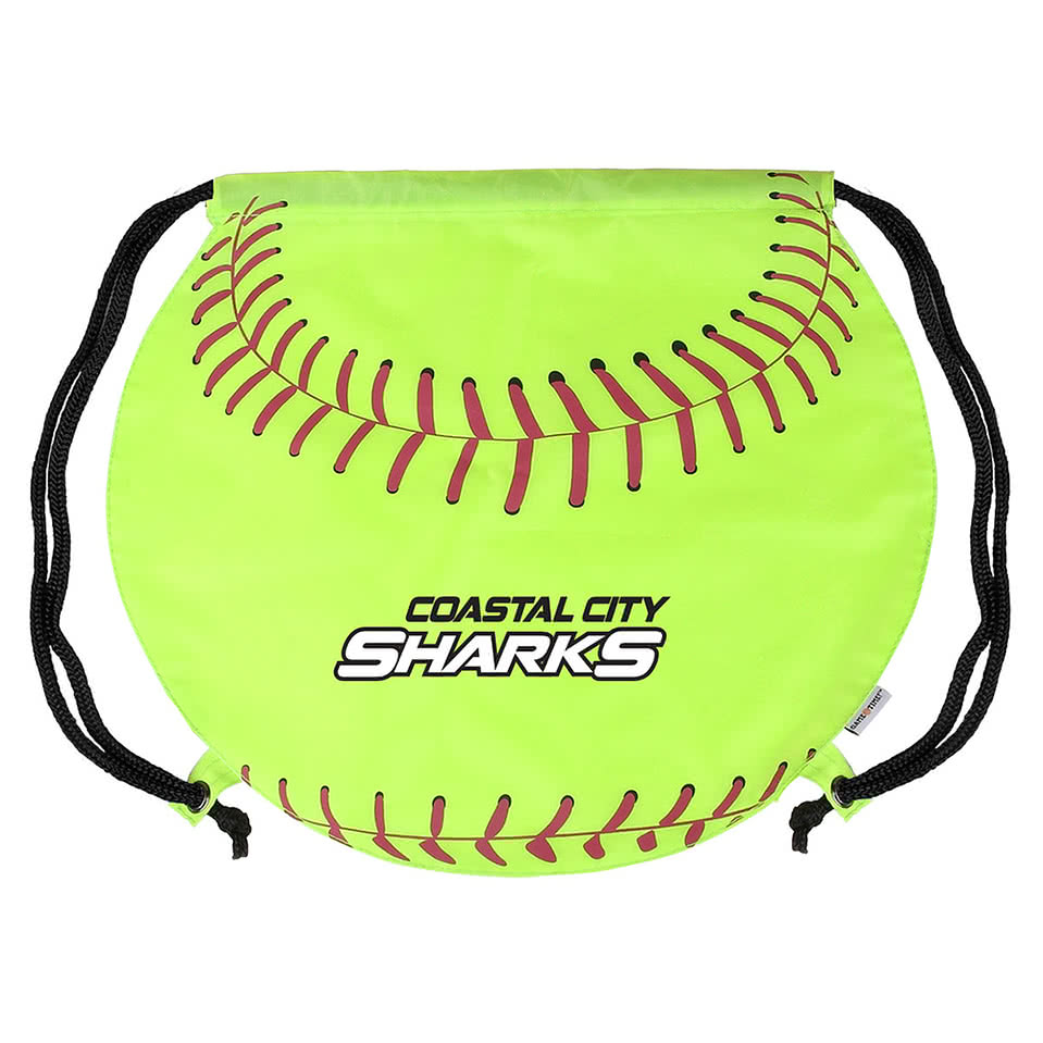 Softball Drawstring Bag