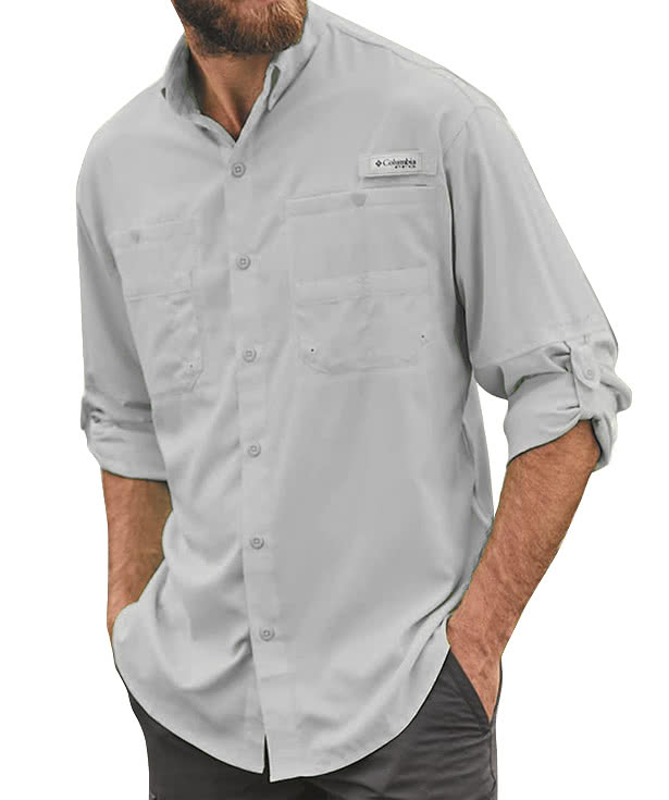 Columbia Tamiami II Long Sleeve Fishing Shirt - Embroidered