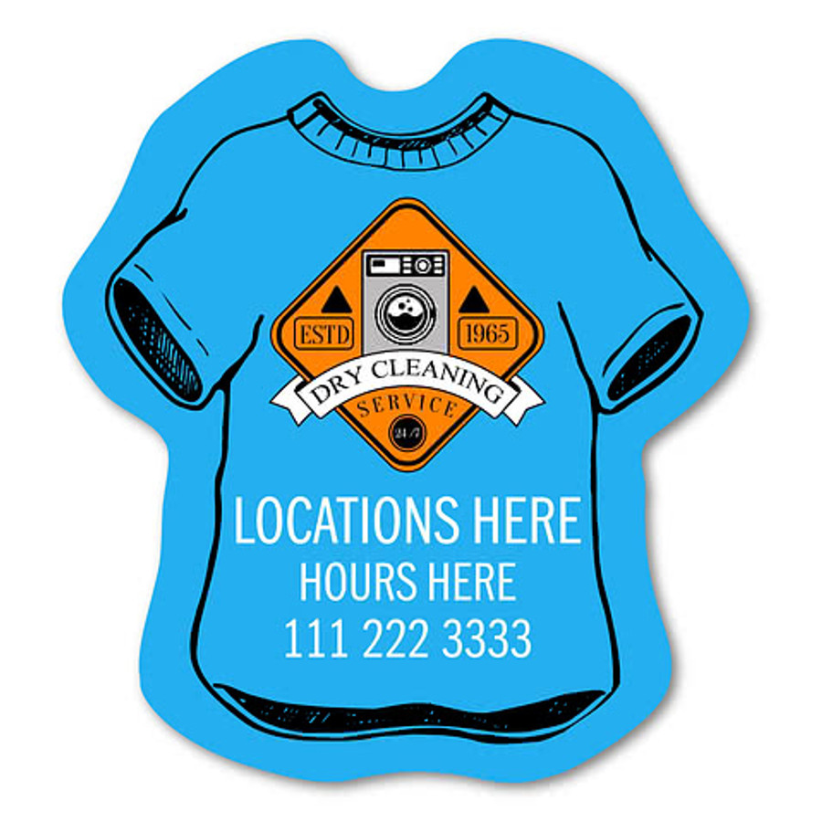 Full Color 2.5" x 2.6" T-shirt Mini Refrigerator Magnet in Shirt