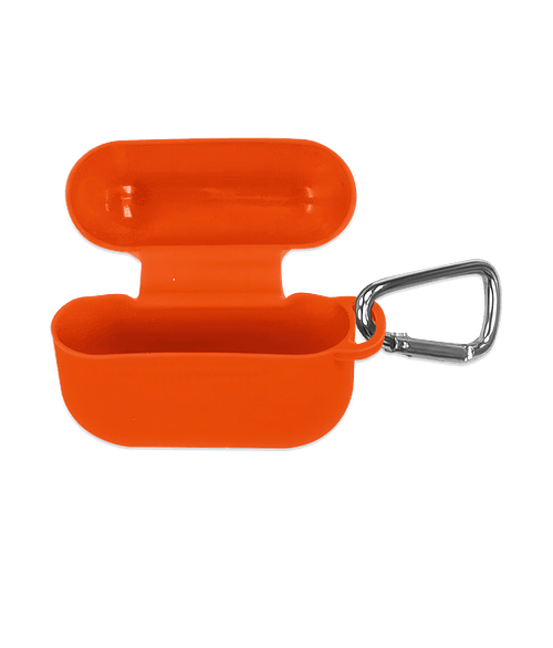Silicone Valley Earbuds Case in Orange