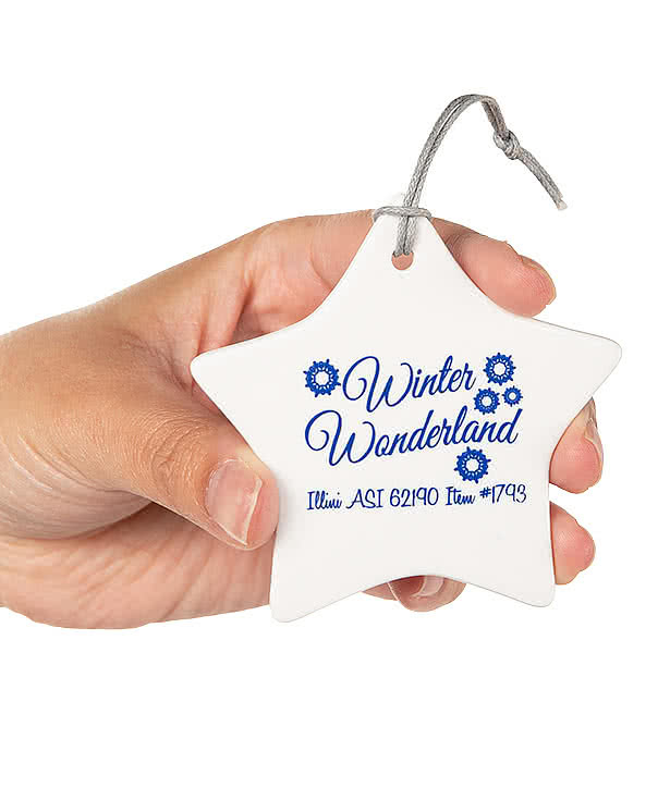 Star Ceramic Ornament