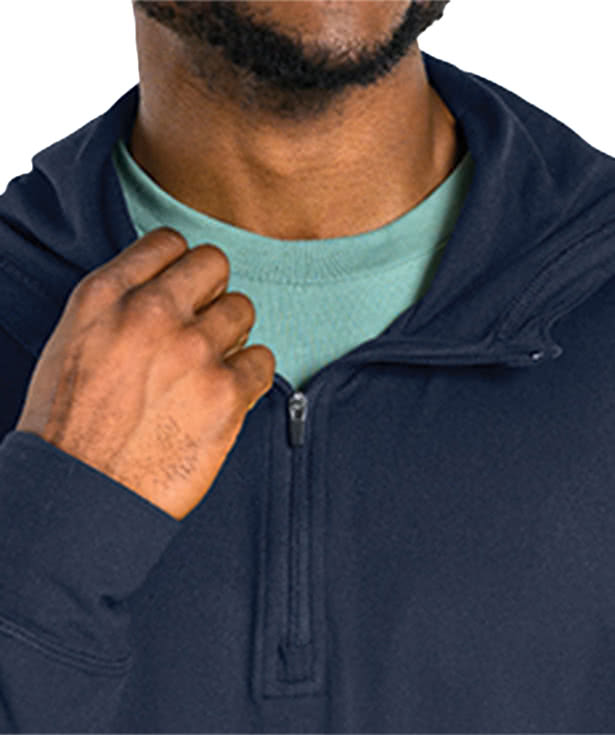 Charles River Pulse Hooded Quarter Zip Performance Shirt