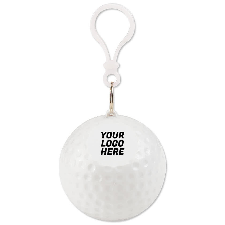 Golf Fanatic Poncho Ball Keychain