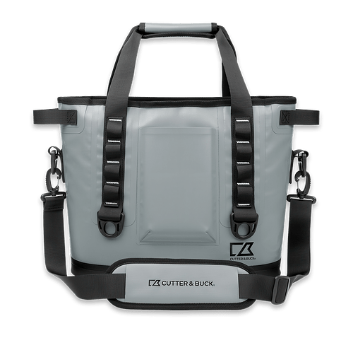 Cutter & Buck 18 Can Cooler Tote Bag in GRAY WITH BLACK