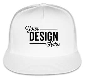 Yupoong Solid Classic Trucker Hat - Color: White