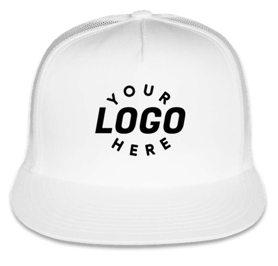 Yupoong Solid Classic Trucker Hat in White