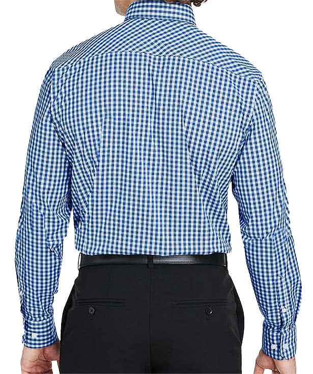 Devon & Jones CrownLux Gingham Performance Dress Shirt