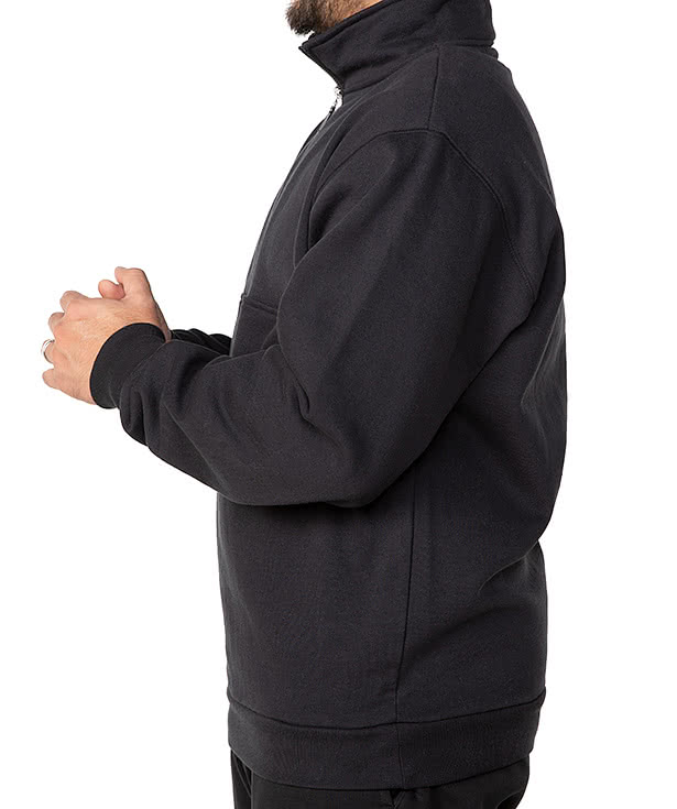 Charles River Response Heavyweight Quarter Zip Sweatshirt - Embroidered