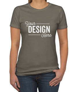 Next Level Women's Slim Fit Jersey Blend T-shirt - Color: Light Olive