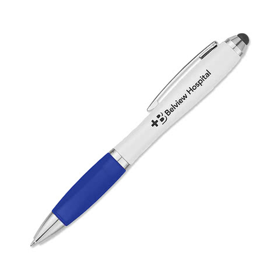 Antimicrobial Stylus Pen (black ink) in Blue