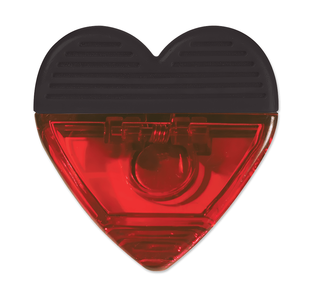 Heart Shaped Magnetic Clip with Grip-default