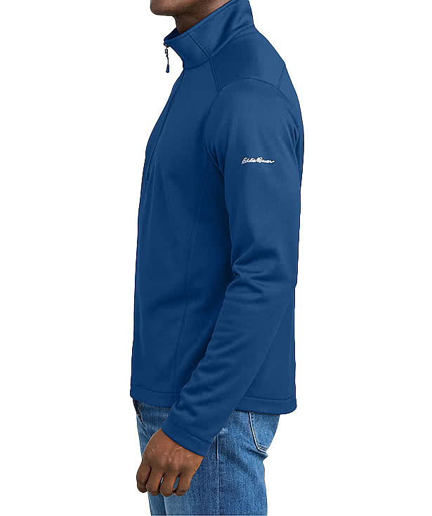 Eddie Bauer Smooth Mid Layer Half Zip Fleece Pullover - Embroidered