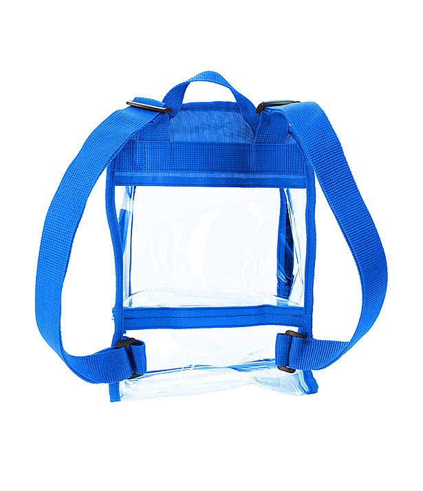 Clear Recycled TPU Dual Mini Backpack