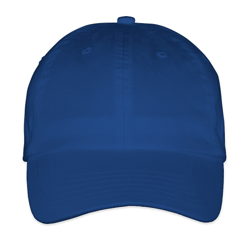 Valucap Bio-Washed Hat - Printed in Royal