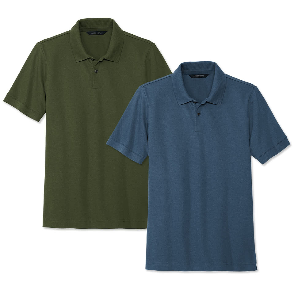 Mercer+Mettle Stretch Heavyweight Pique Polo