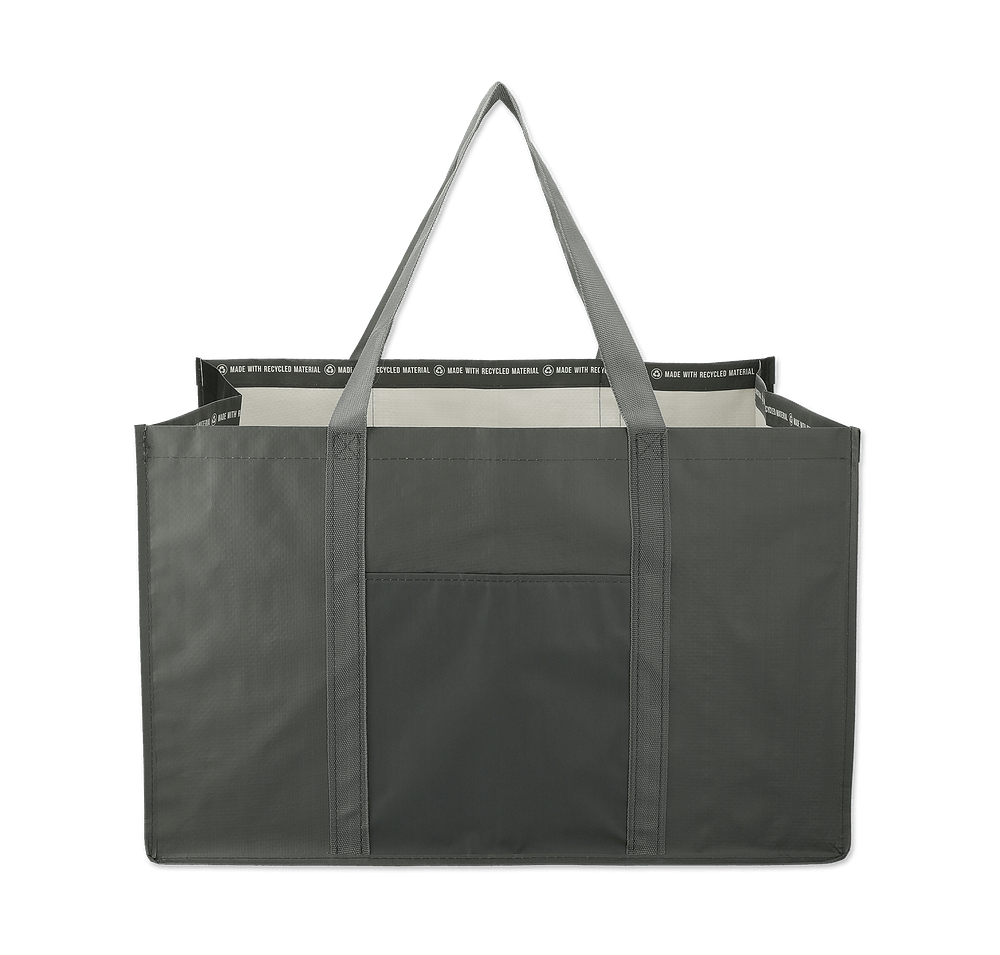 Large Recycled Woven Utility Tote Bag-default