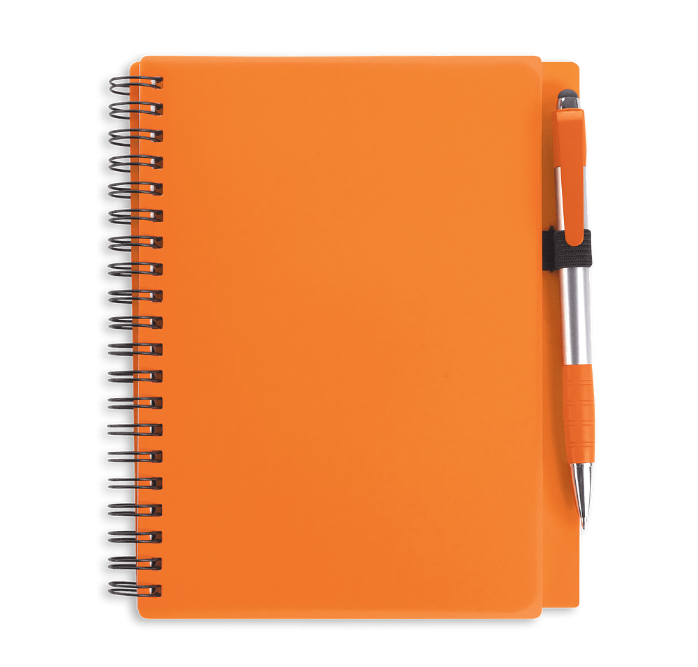 Combo Soft Cover Spiral Notebook with Element Stylus Pen-default