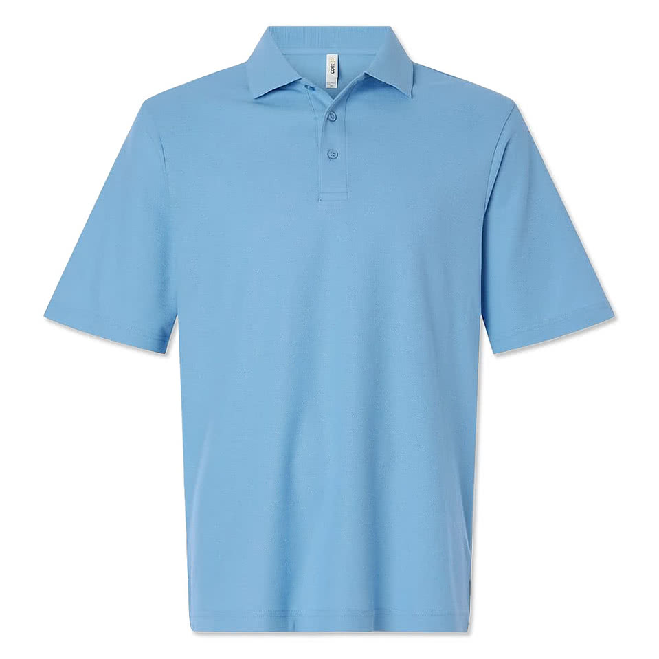 Core 365 Tall Resolve Recycled UPF 40+ Performance Pique Polo - Embroidered