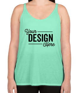 Bella + Canvas Women's Flowy Tank - Color: Mint