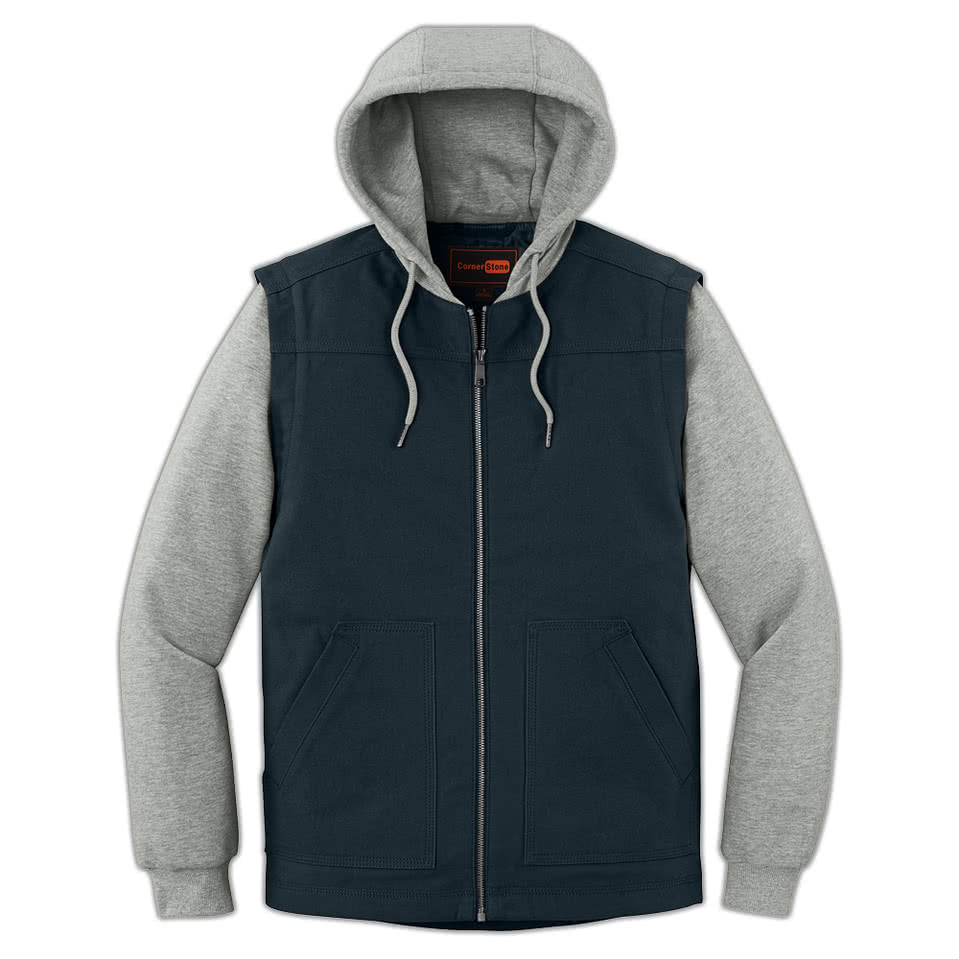 CornerStone Duck Fleece Hooded Insulated Jacket
