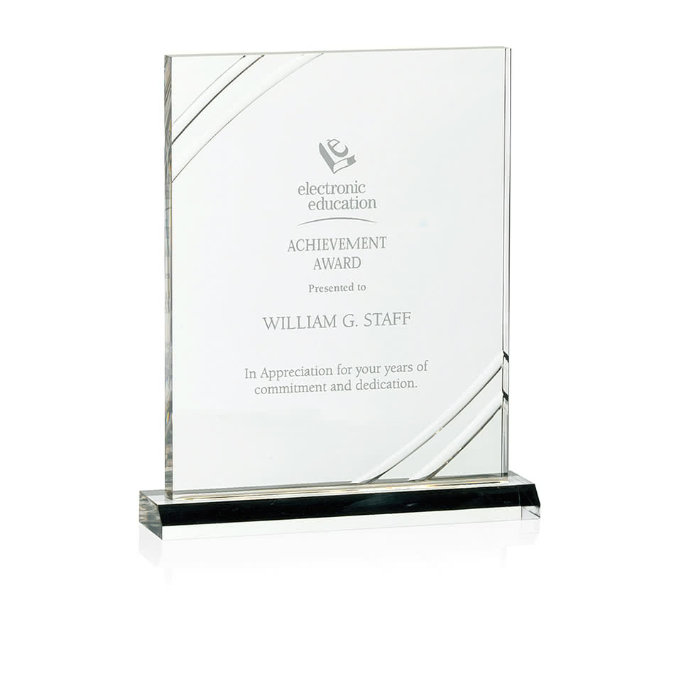 Laser Engraved Knockout Award