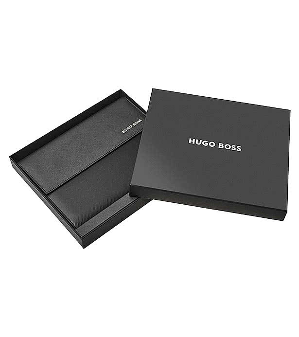 Hugo Boss Pinstripe A5 Padfolio