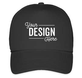 Valucap Foam/Mesh Trucker Hat - Color: Black / Black