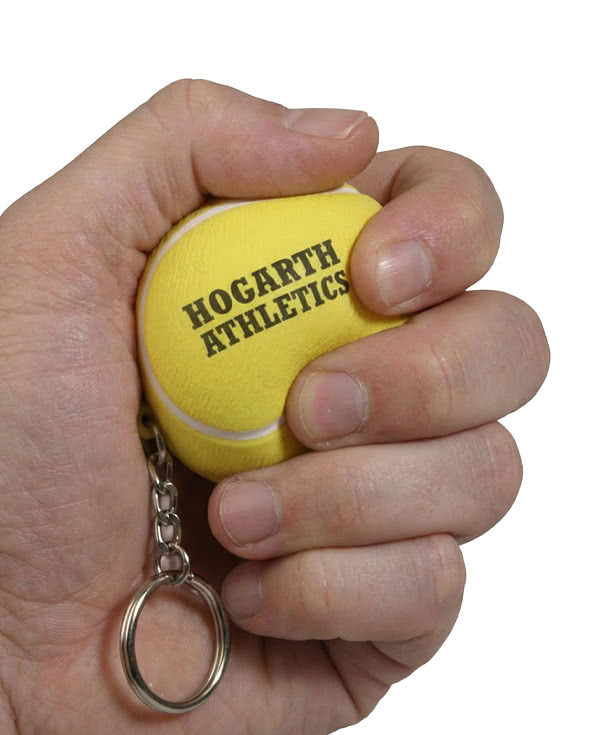Tennis Ball Stress Reliever Keychain