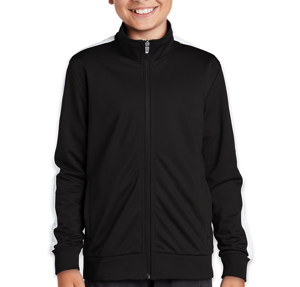 Sport-Tek Youth Tricot Track Jacket-default