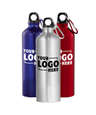 26 oz. Aluminum Water Bottle with Matching Carabiner