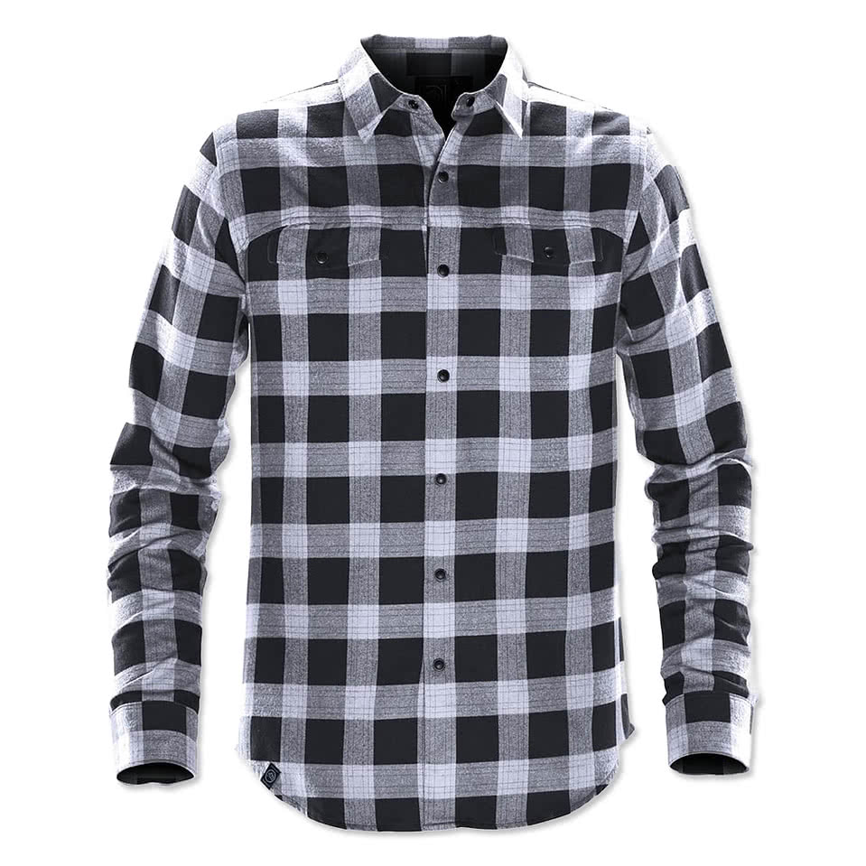 Stormtech Logan Snap Front Plaid Long Sleeve Shirt