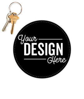 5.5 in. Circle Car Magnet - Color: Black