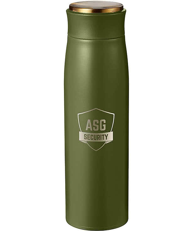 17 oz. Silhouette Insulated Stainless Steel Water Bottle with Golden Top