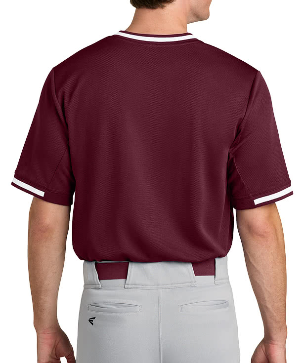 Sport-Tek Tough Mesh V-Neck Baseball Jersey