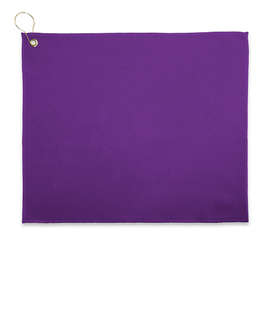 Full Color Epicolor Premium Grommeted Golf Towel - Color: Team Purple