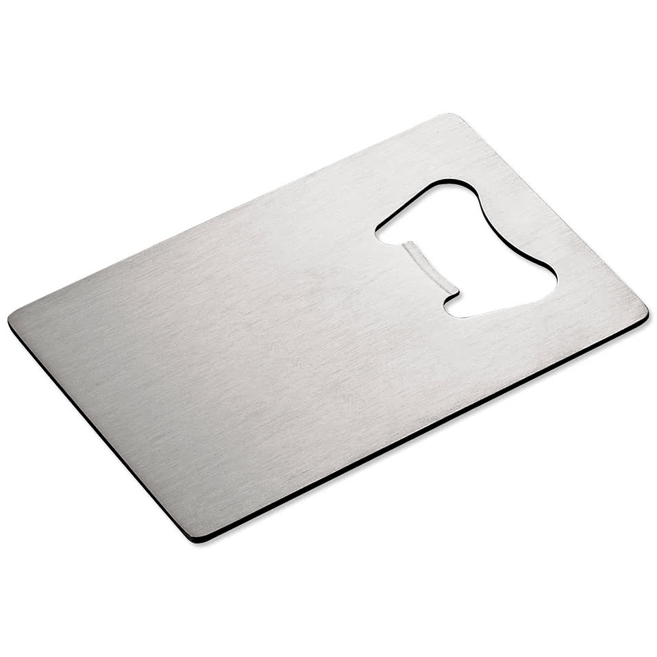 Stainless Steel Credit Card Size Bottle Opener