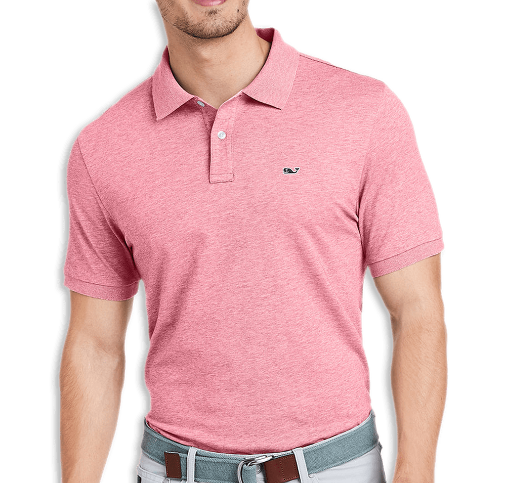 Vineyard Vines Edgartown Logo Pique Polo - Printed-default